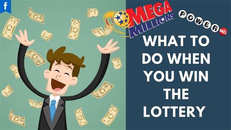 what to do if i won the lottery|What Should You Do After You've Won Powerball Or Mega .